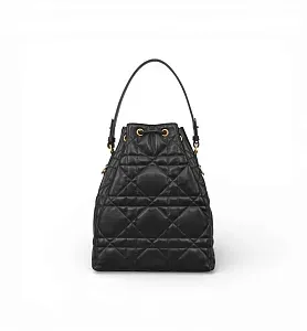 Dior Сумка Bucket Caro Small Black - фото 4