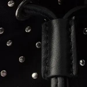 Prada Мини-сумка из Re-Nylon с заклепками - фото 4