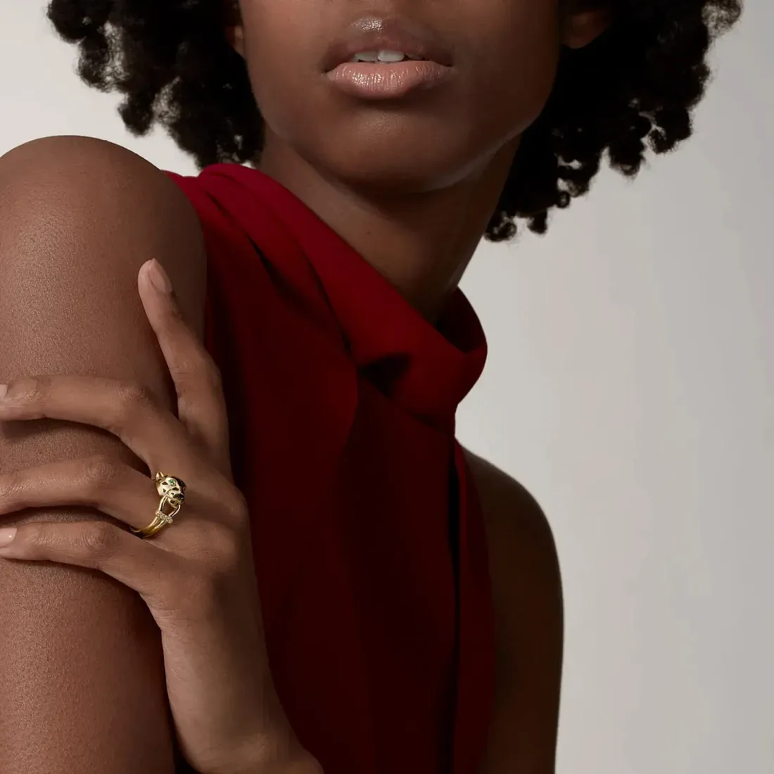 Cartier Кольцо с бриллиантами Panthere de Yellow Gold - фото 2