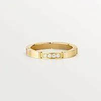 Cartier Обручальное кольцо c 4 бриллиантами Maillon Panthere Yellow Gold - фото 1