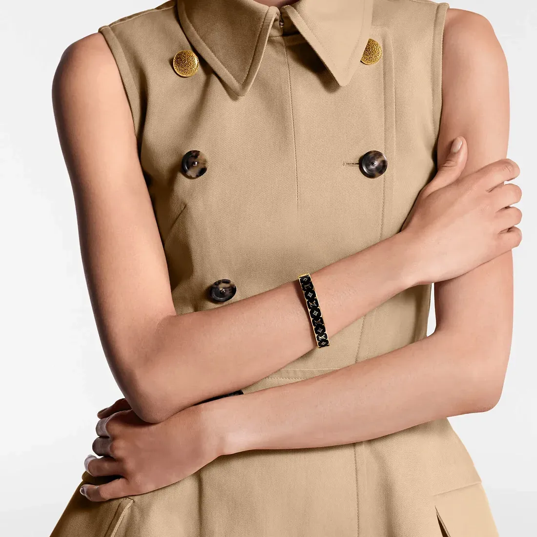 Louis Vuitton Браслет Nanogram Enamel Gold - фото 3