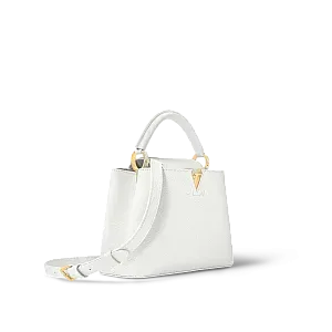 Louis Vuitton Сумка Capucines BB Snow - фото 3