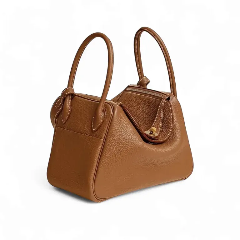 Сумка Lindy 26 Gold Clemence Gold Hardware Hermes - фото 2