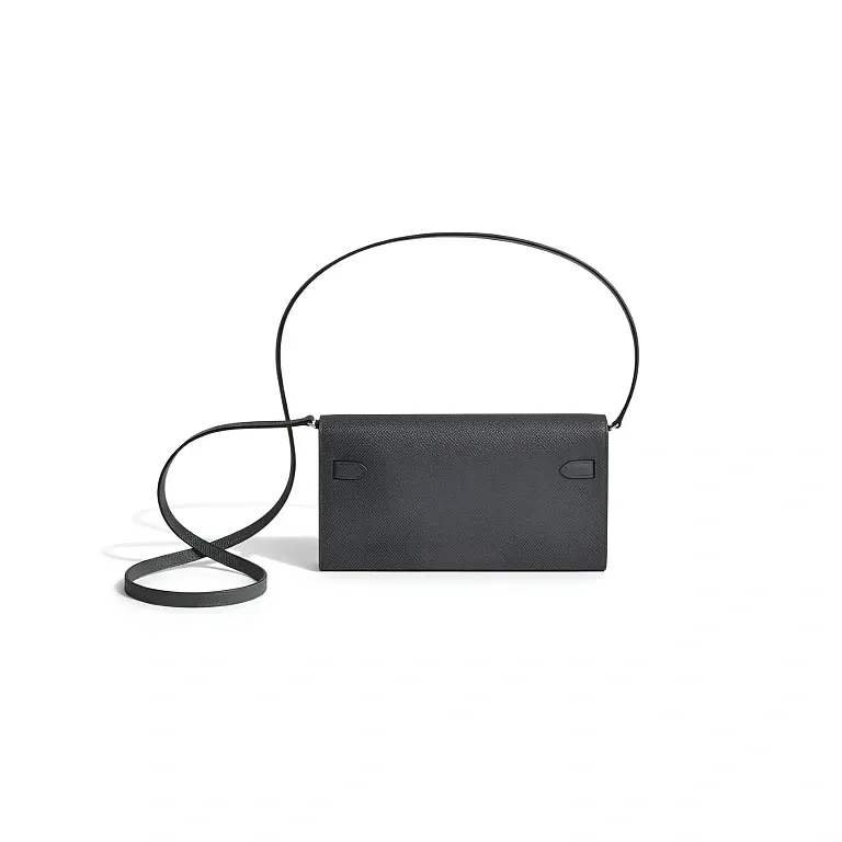 Мини-сумка Hermes Kelly To Go Gris Misty Jaune Milton Prunoir Epsom Palladium Hardware - фото 2