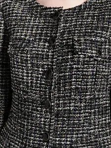 Chanel Однобортный твидовый жакет - фото 5