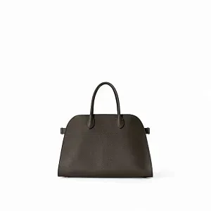 The Row Сумка Soft Margaux 15 Mid Grey из кожи - фото 1