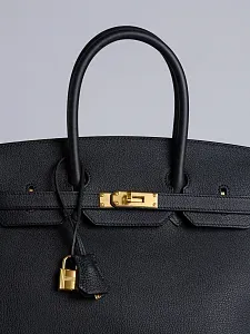 Hermès Сумка Birkin 35 Black Togo Gold Hardware - фото 3