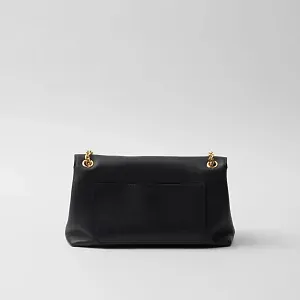 Prada Средняя кожаная сумка через плечо Black - фото 4