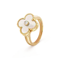 Van Cleef & Arpels Кольцо Vintage Alhambra Yellow Gold - фото 1