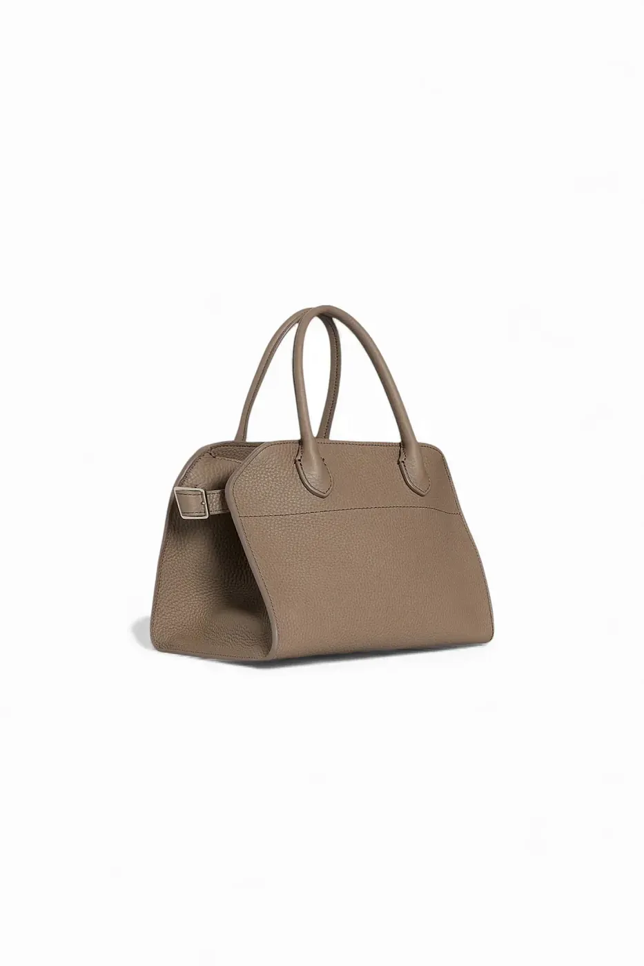 The Row Сумка Soft Margaux 10 Smoked Taupe из кожи - фото 4