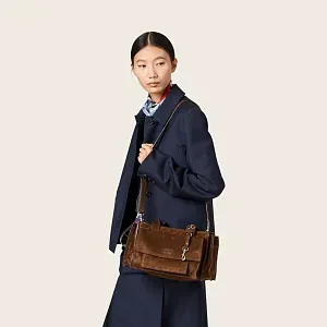 Miu Miu Сумка Utilitaire Cocoa Brown - фото 2