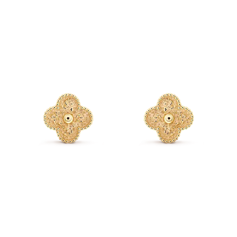 VAN CLEEF AND ARPELS Серьги Vintage Alhambra Van Cleef & Arpels Yellow Gold - фото 1