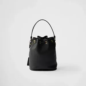 Prada Кожаная мини-сумка Black - фото 4