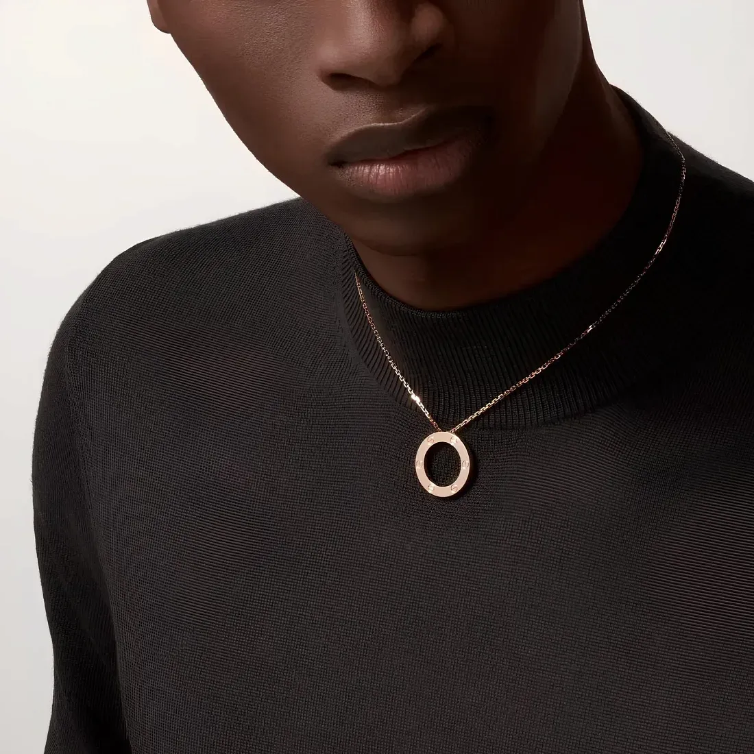 Cartier Кулон Love Men Rose Gold - фото 2
