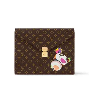 Louis Vuitton Папка Superflat Characters Mark TM x - фото 1