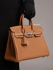 Hermès Сумка Birkin 25 Gold Togo Palladium Hardware - фото 2
