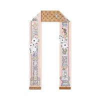 Louis Vuitton Шелковая лента Journey Sable - фото 1