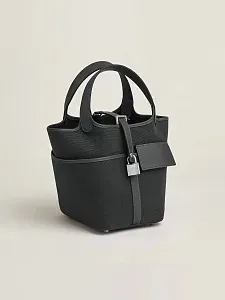 Hermès Сумка Picotin 18 Cargo Gris Misty Goeland Swift Palladium Hardware - фото 2