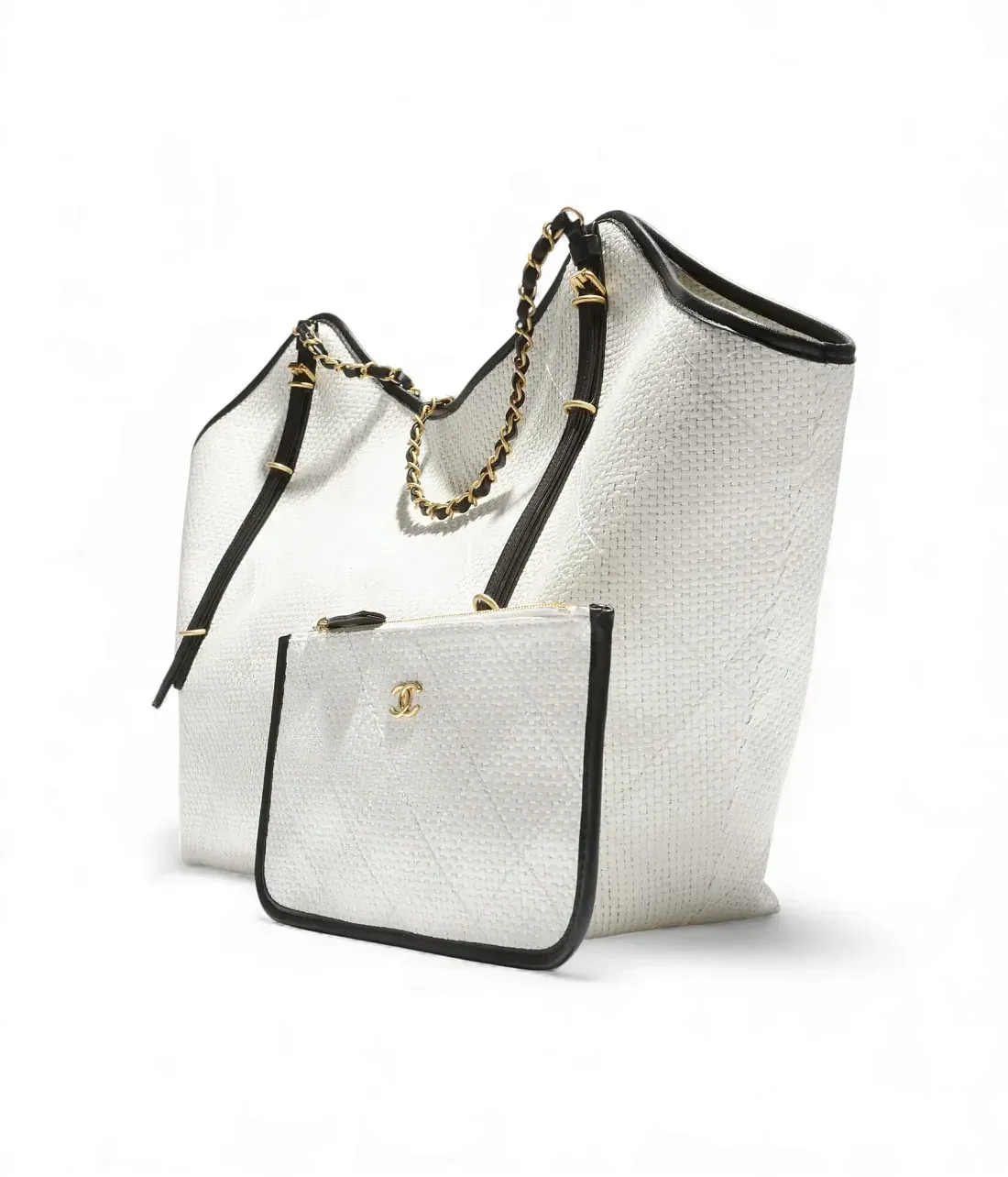 Chanel Большая сумка Cabas White - фото 4