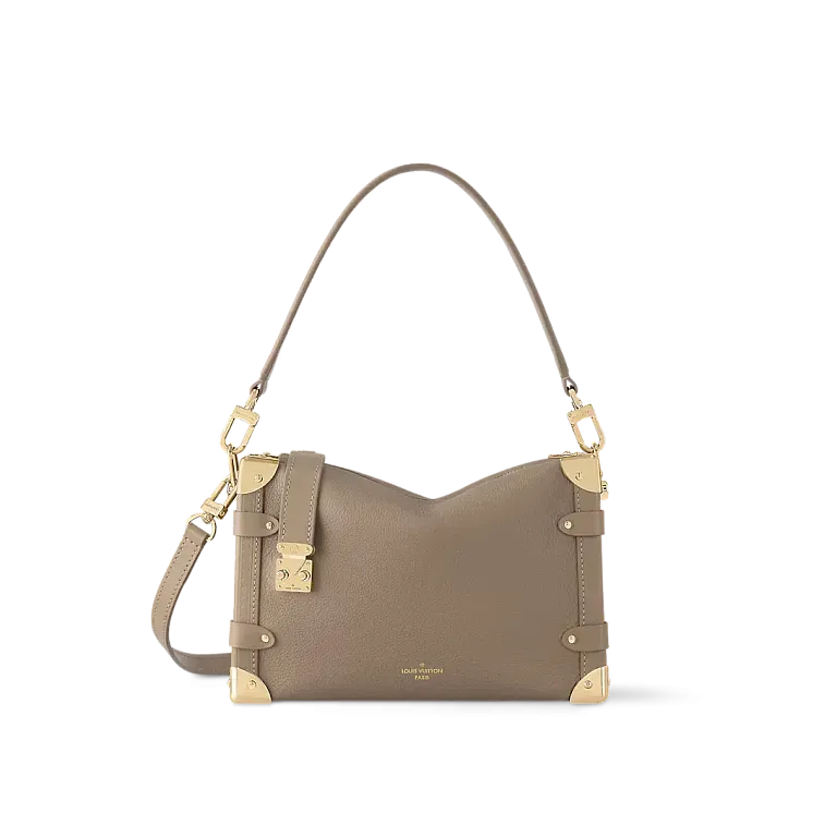 Сумка Side Trunk MM Louis Vuitton Taupe - фото 1