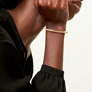 Tiffany & Co. Браслет Lock Bangle Yellow Gold - фото 2