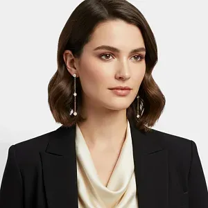 Tiffany & Co. Серьги Elsa Peretti Diamonds by the Yard Earrings Yellow Gold - фото 2