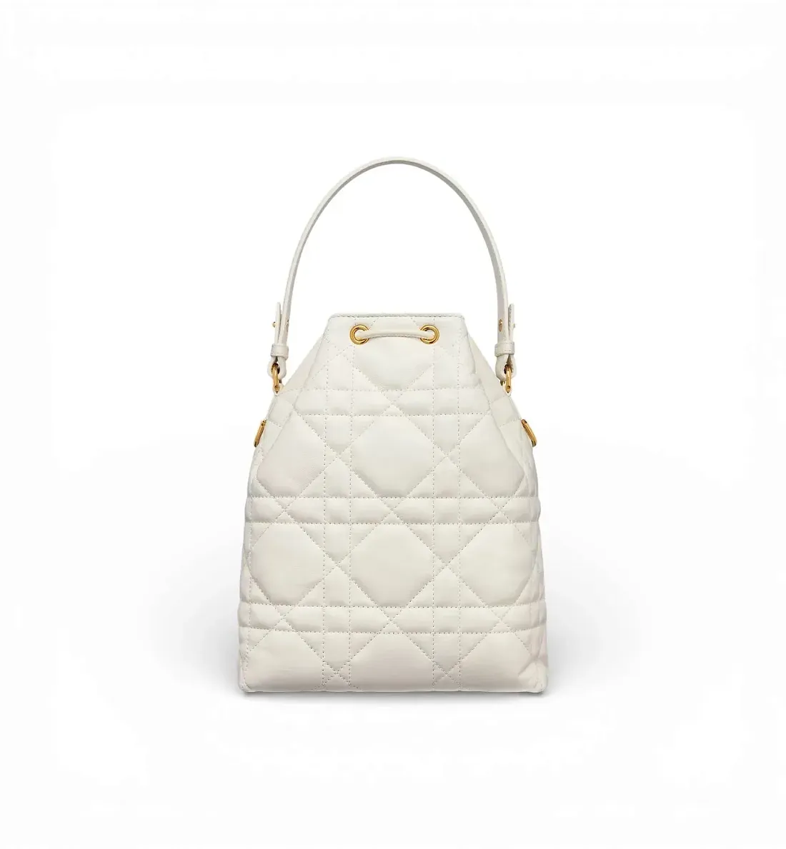 Dior Сумка Bucket Caro Small Latte - фото 4