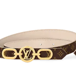 Louis Vuitton Двухсторонний ремень Circle Prime 20 мм Cream - фото 2
