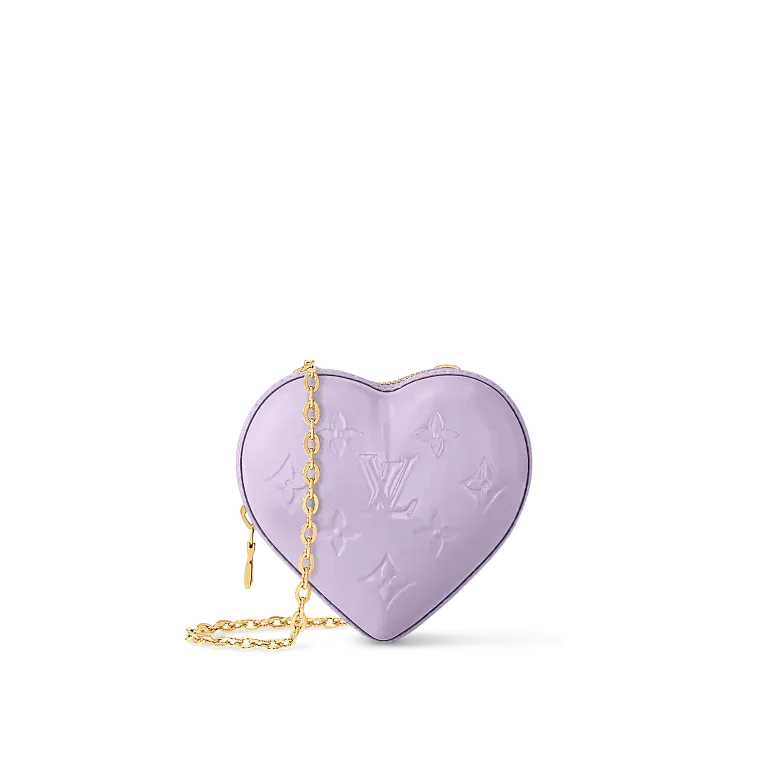 Сумка Keep My Heart Louis Vuitton Glossy Lilac - фото 1
