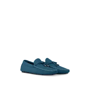 Louis Vuitton Мокасины LV Driver Dark Blue - фото 1