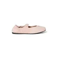 Miu Miu Балетки Ruches suede ballerinas Peach - фото 1