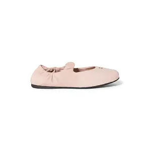 Miu Miu Балетки Ruches suede ballerinas Peach - фото 1