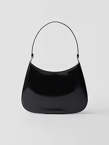 Prada Сумка Cleo из лакированной кожи Black - фото 4