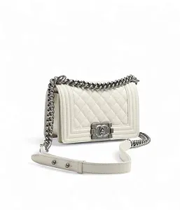 Chanel Сумка Boy Light Grey - фото 2