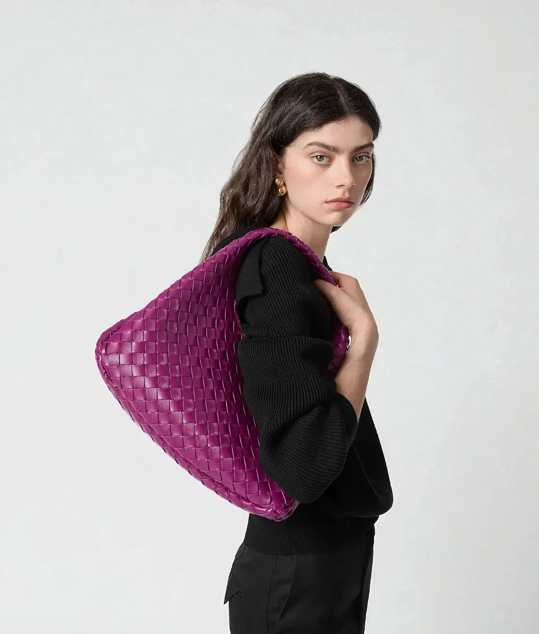 Bottega Veneta Сумка Campana Beetroot - фото 2
