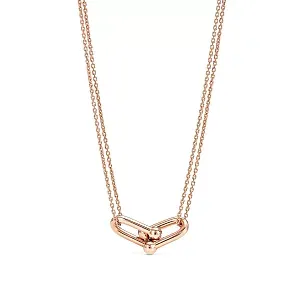 Tiffany & Co. Подвеска HardWear Large Double Link Pendant Rose Gold - фото 1