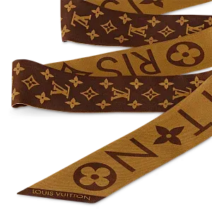 Louis Vuitton Шелковая лента Monogram Infinity BB Marron - фото 2