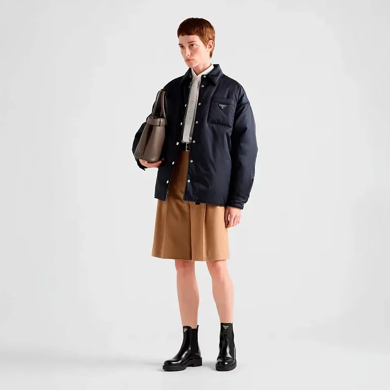 Куртка-блузон из Re-Nylon Prada - фото 2