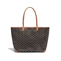 Goyard Сумка Artois MM Black and Tan - фото 1