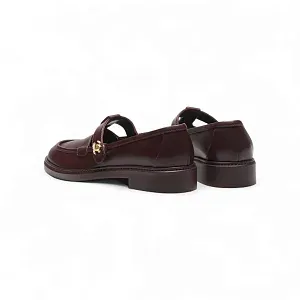 Chanel Кожаные лоферы Bordeaux - фото 2