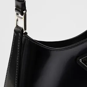 Prada Сумка Cleo из лакированной кожи Black - фото 5