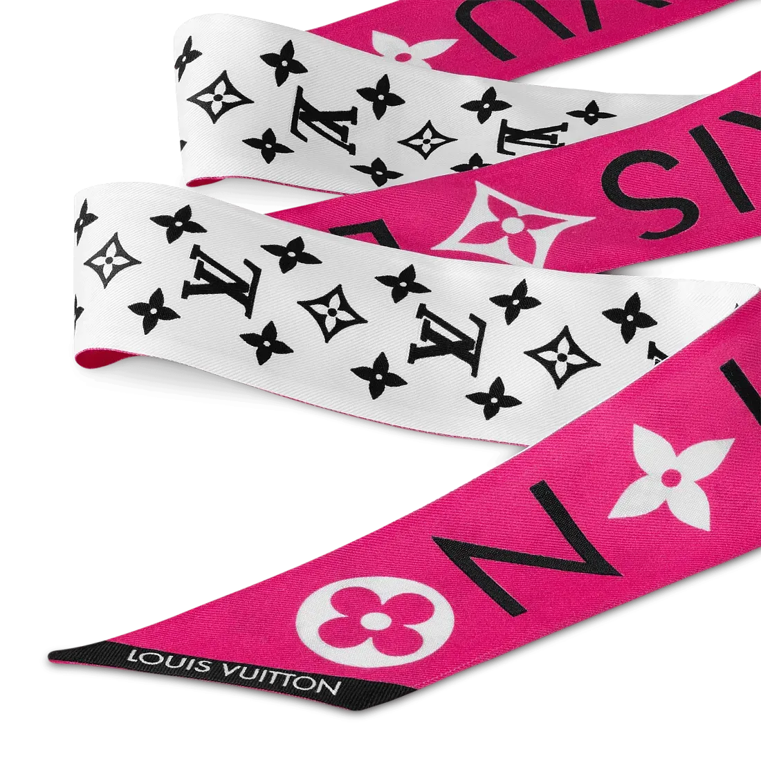 Louis Vuitton Шелковая лента Monogram Infinity BB Rose - фото 4