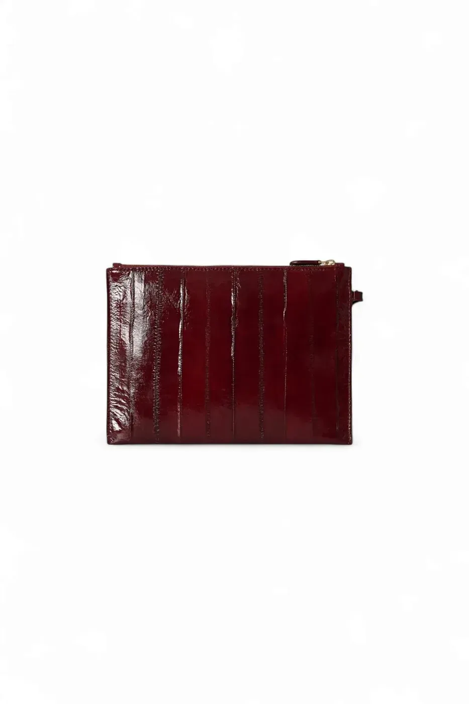 The Row Клатч Wristlet Pouch Red из кожи угря - фото 2