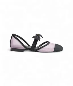 Chanel Туфли Мэри-Джейн Ligth Pink/Black - фото 1
