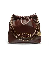 Chanel Мини-сумка 22 Brown - фото 1