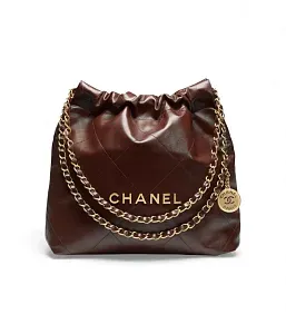 Chanel Мини-сумка 22 Brown - фото 1