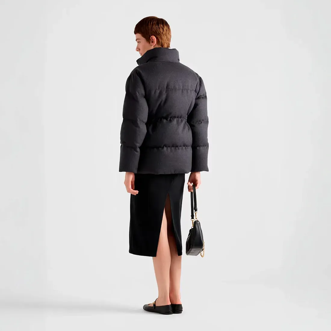 Prada Пуховая куртка из фланели - фото 5
