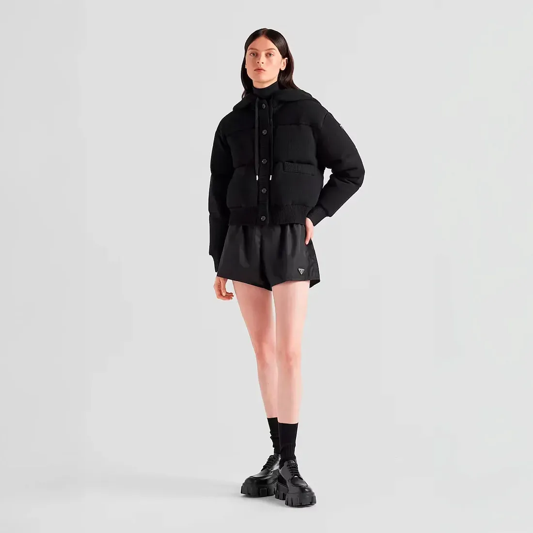 Prada Пуховая куртка из шерсти и кашемира - фото 2