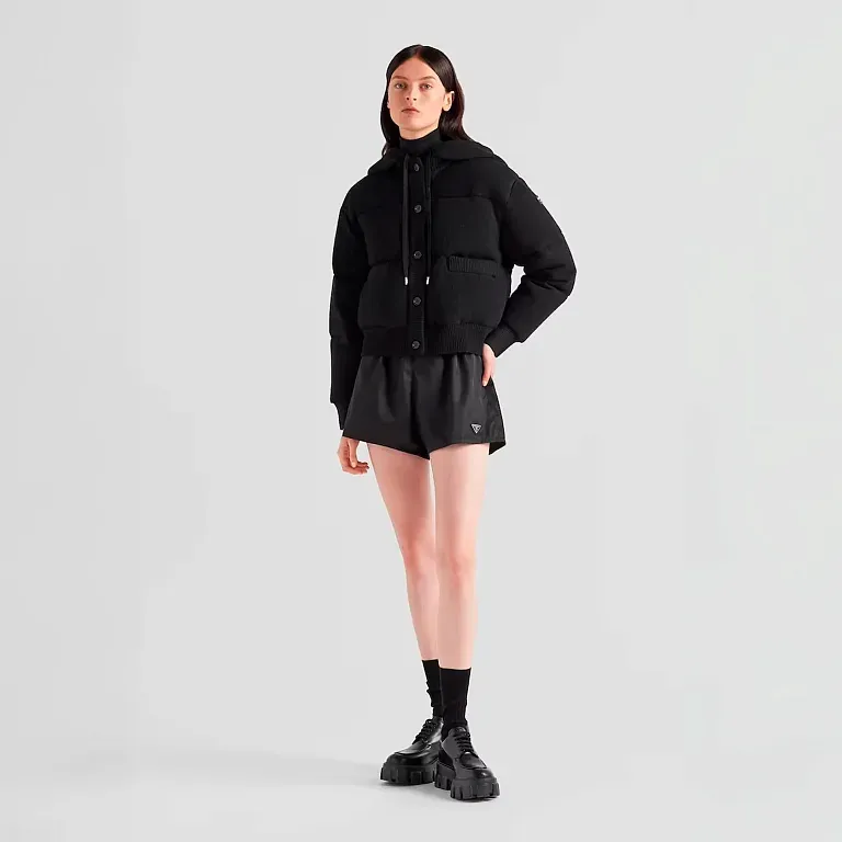 Пуховая куртка из шерсти и кашемира Prada - фото 2