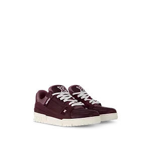 Louis Vuitton Кроссовки Tenis Trainer Bordeaux-Red - фото 1